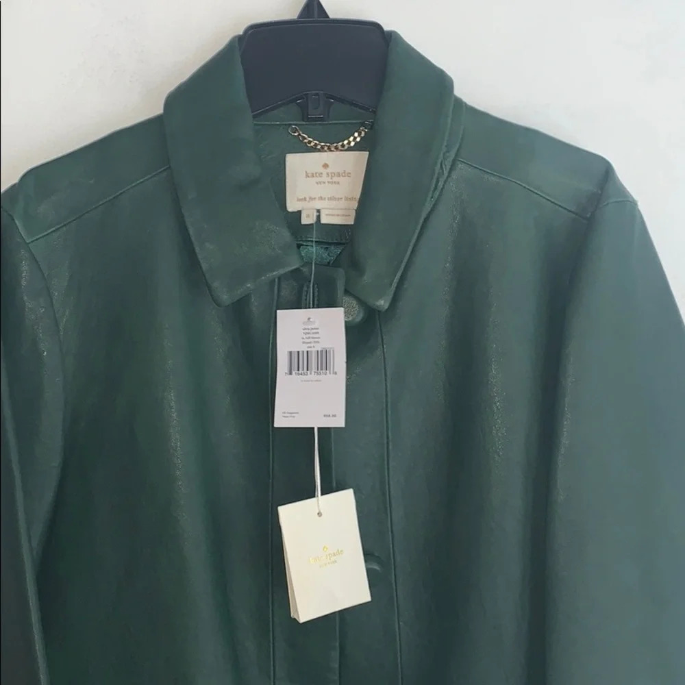 New NWT KATE SPADE Alivia leather jacket size 8